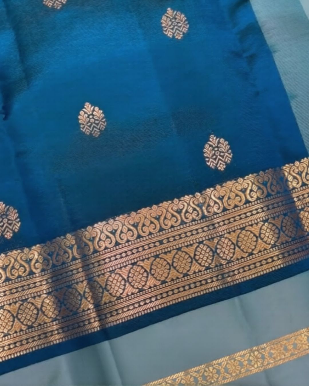 Oceanic Kanjivaram Silk Saree