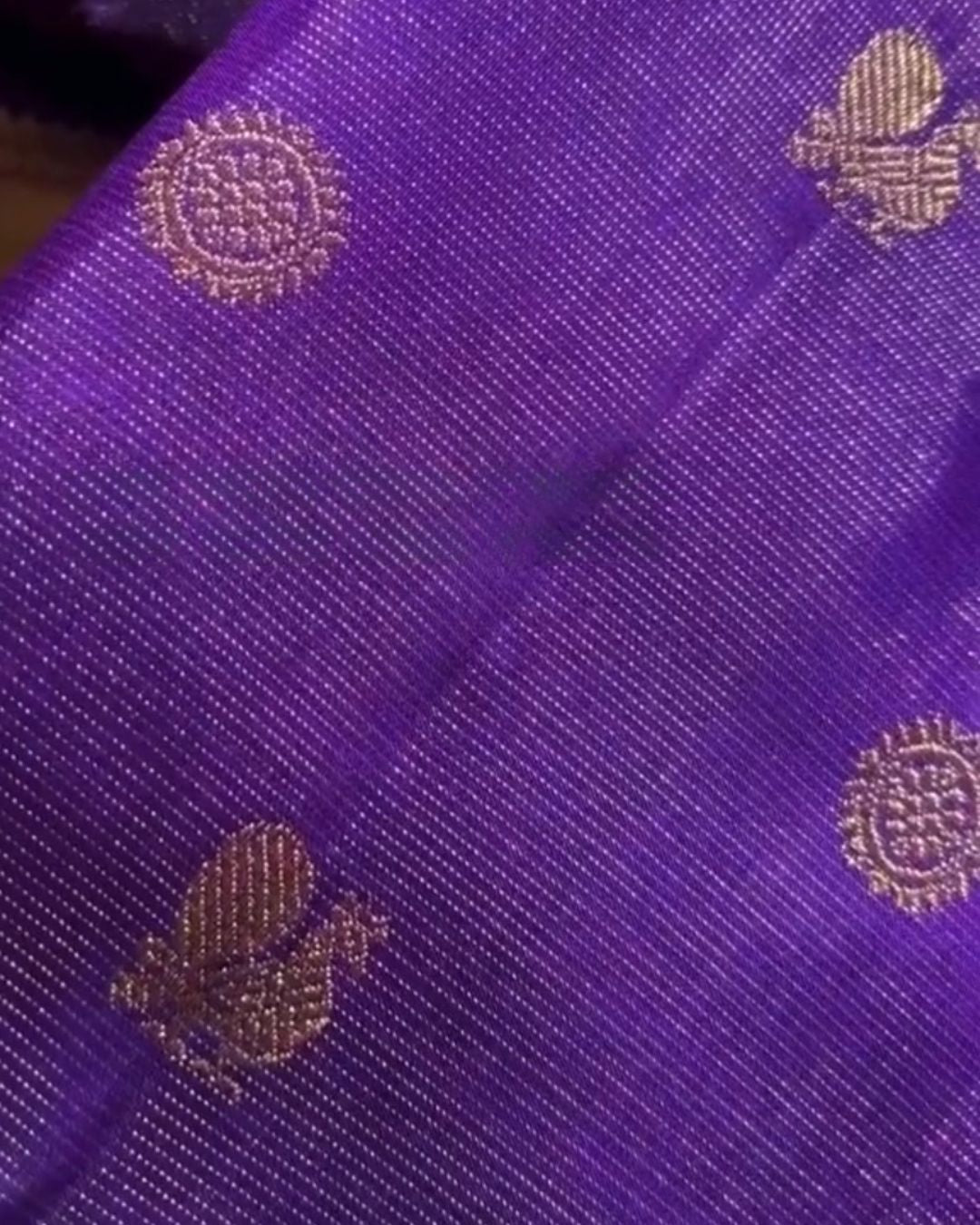 Purple Vaira Oosi Saree