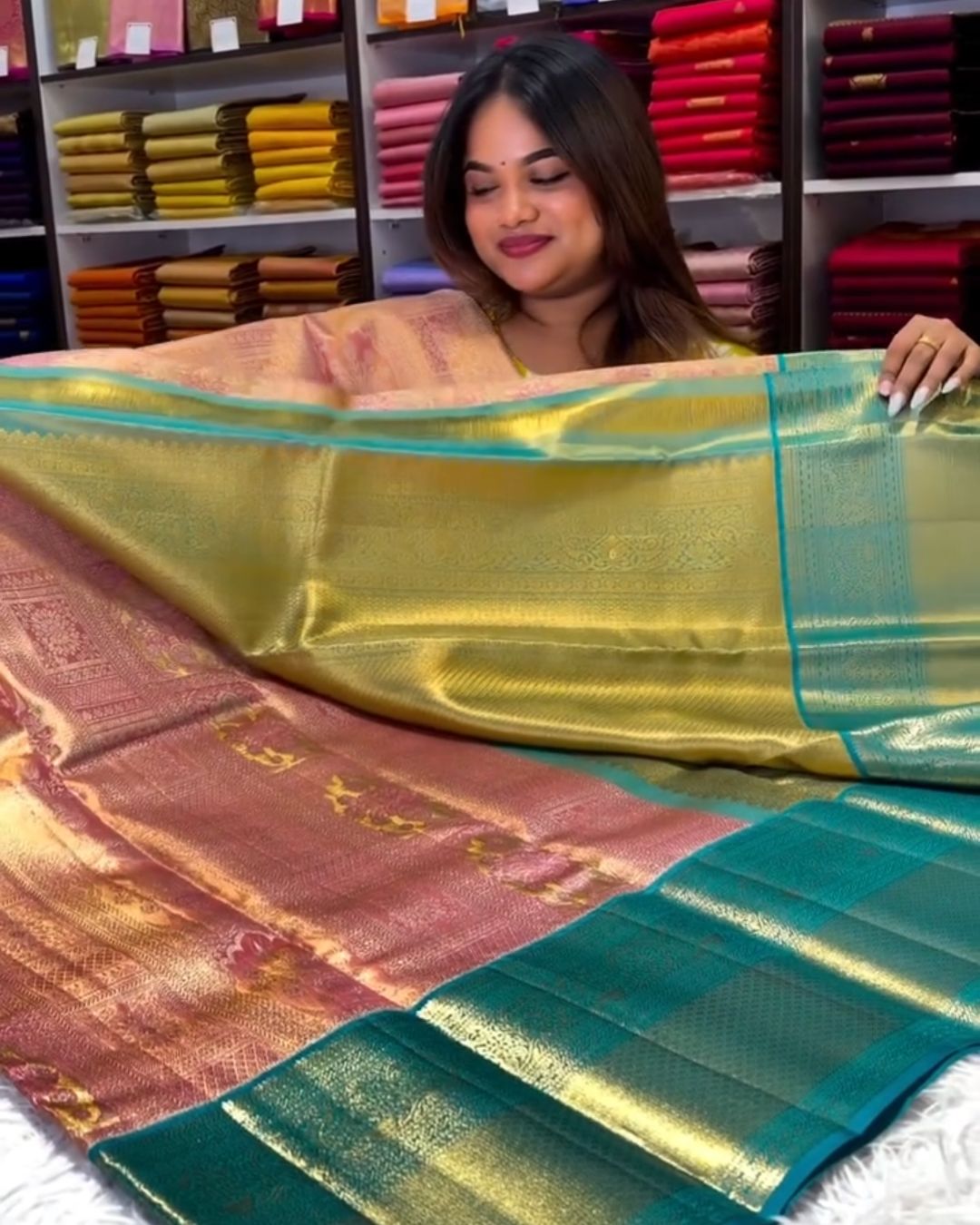 Tanishq Kanjivaram Saree
