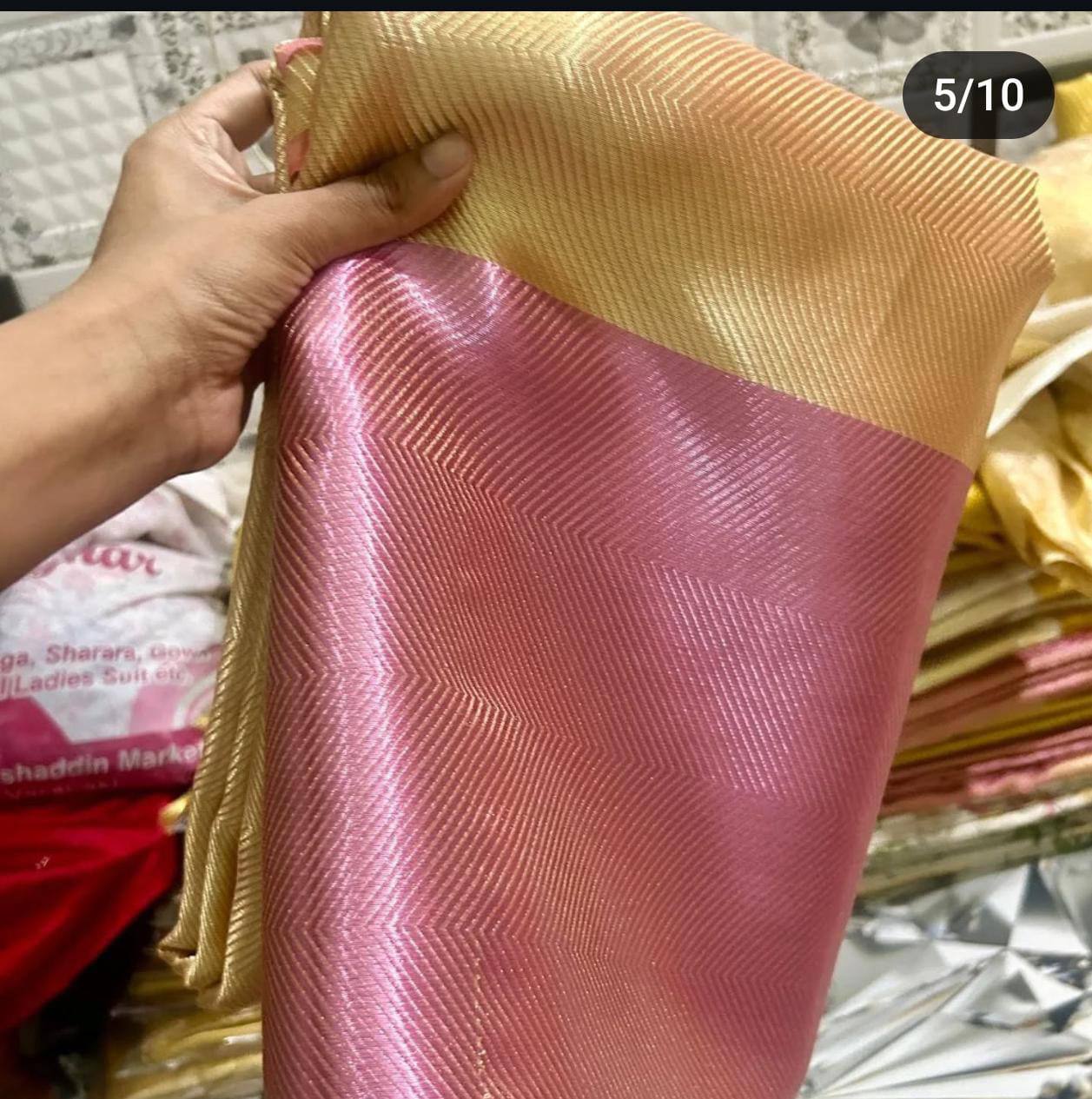 Banarasi tissue katan zari
