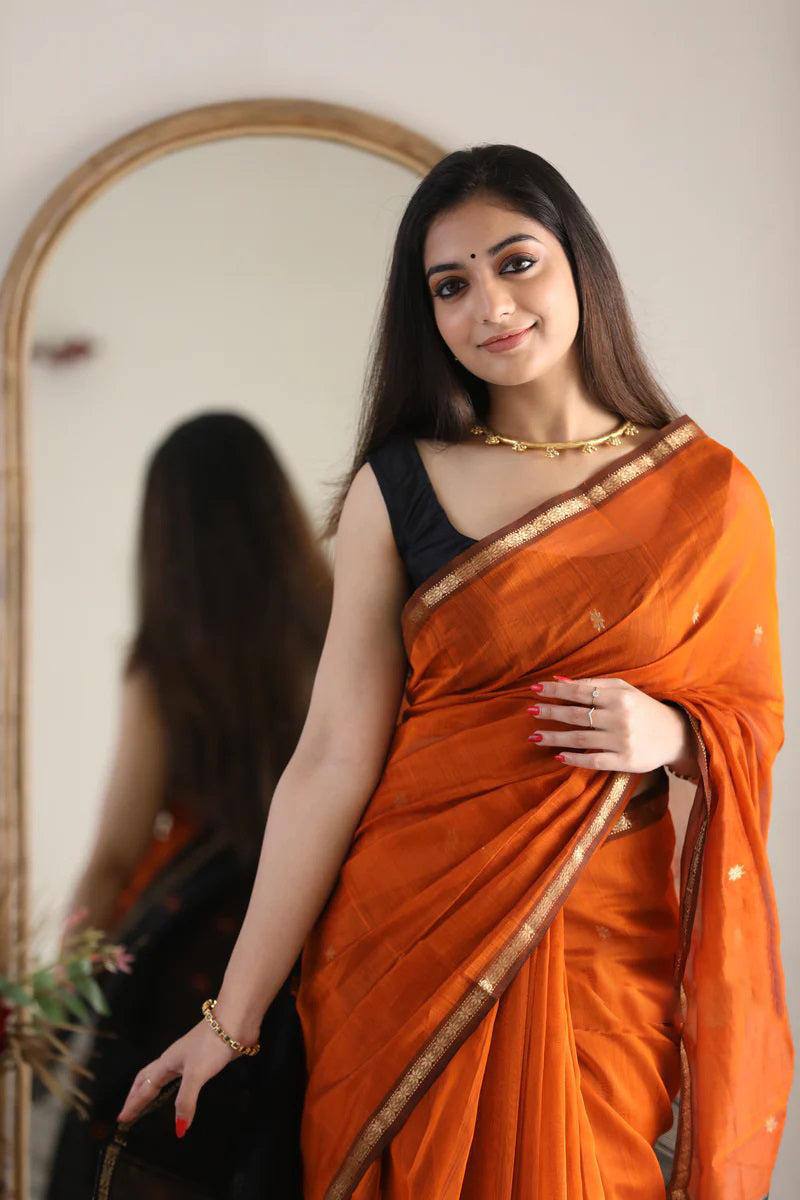 SOFT LILAN SLAB ATTRACTIVE CHARMFULL SAREE