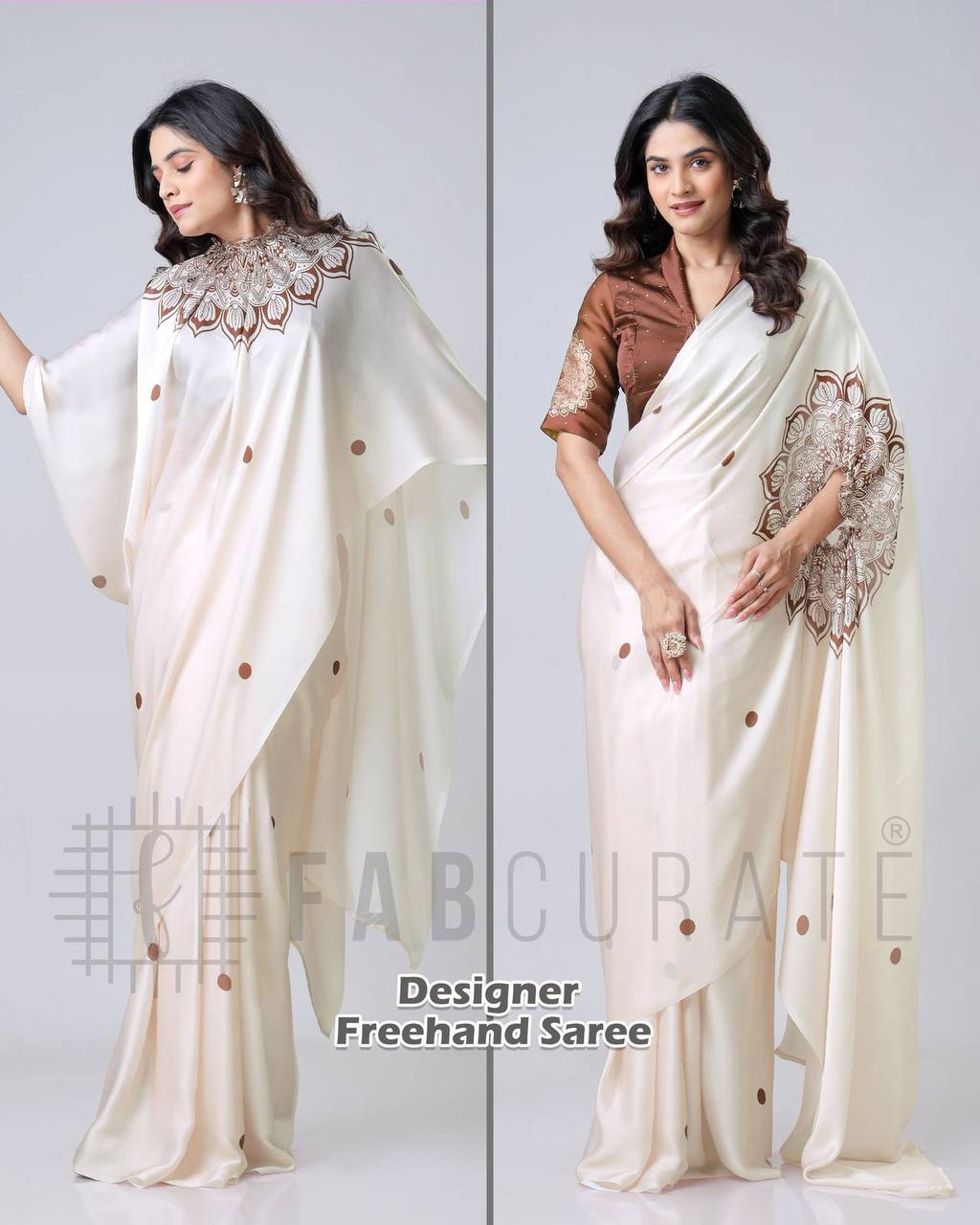 soft crape silk with digital print saree