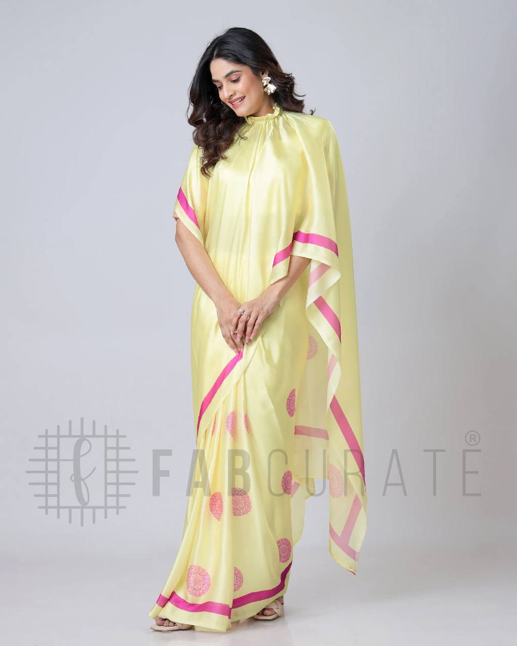 soft crape silk with digital print saree