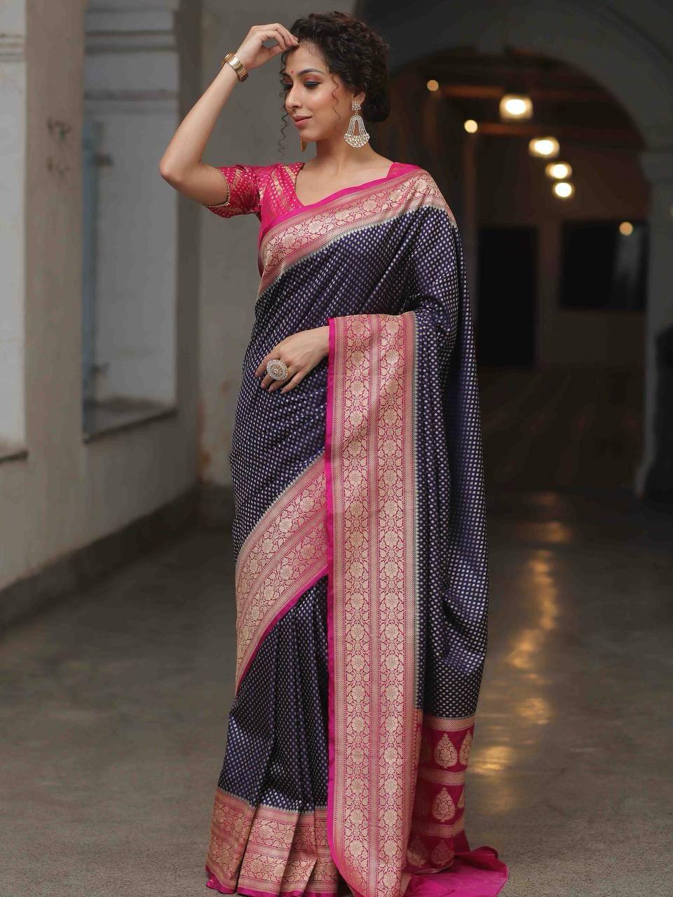 LICHI SILK SAREE