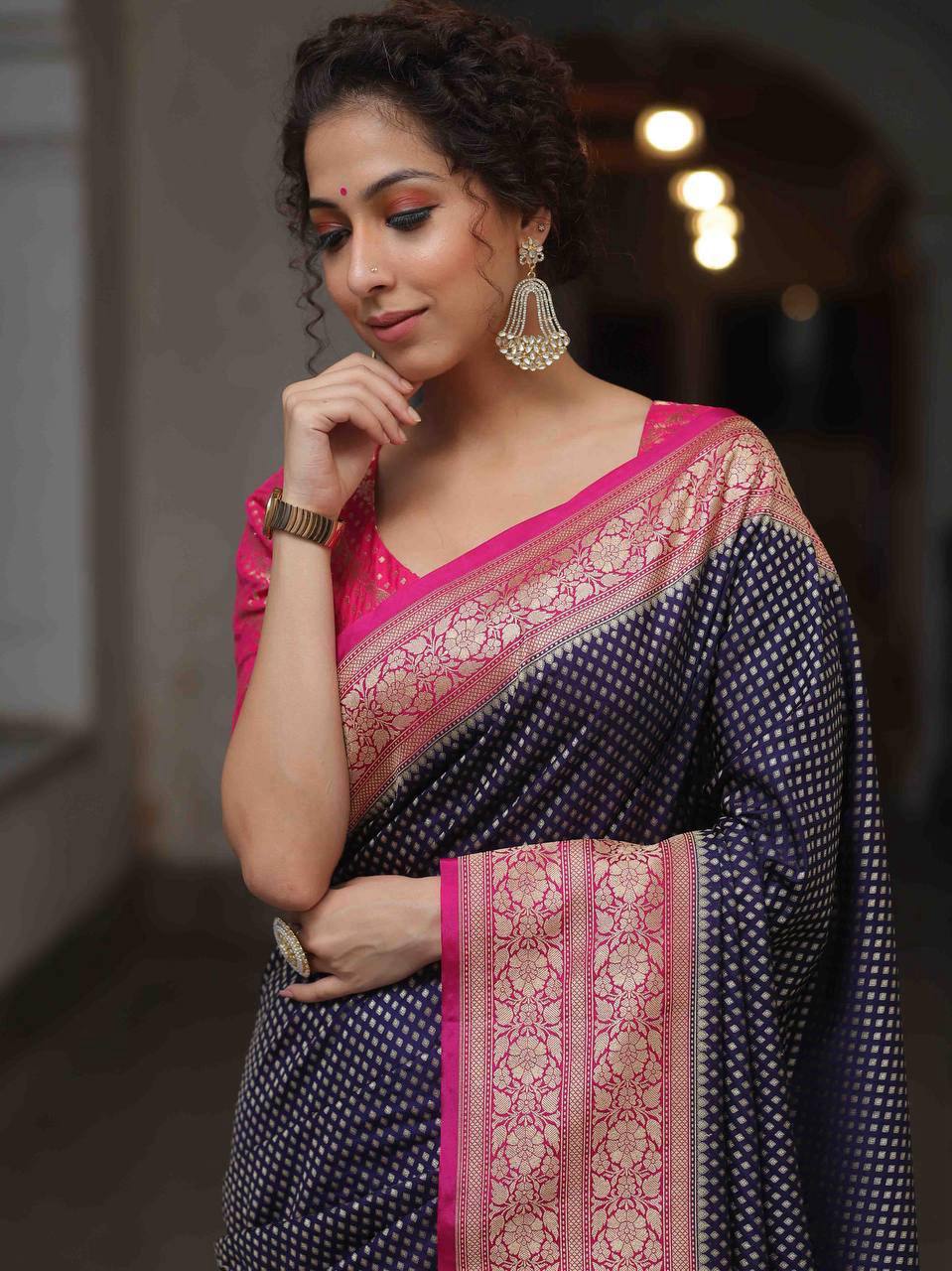 LICHI SILK SAREE