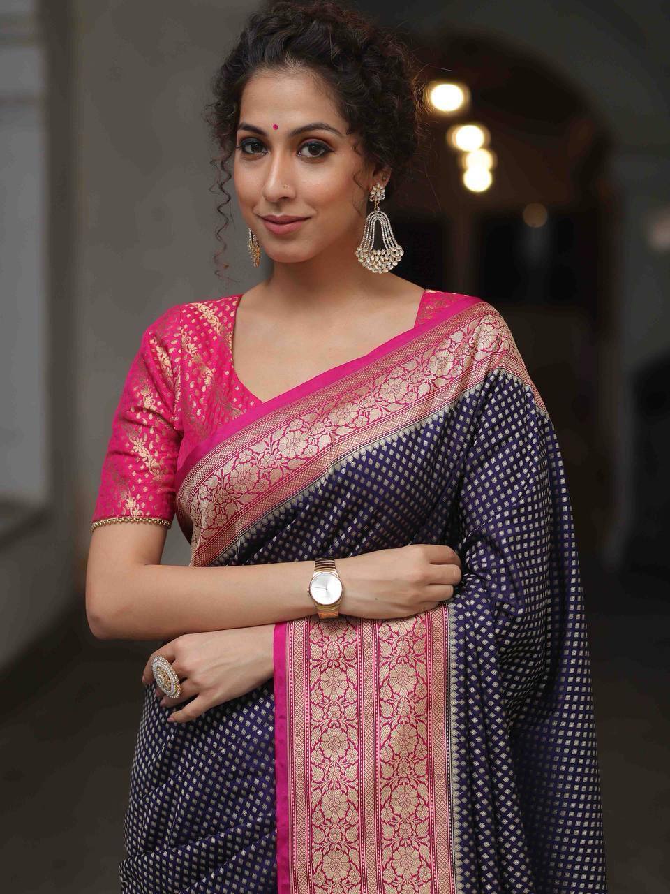 LICHI SILK SAREE