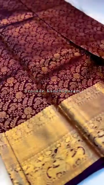 Kanchipuram Brocade Silk Saree