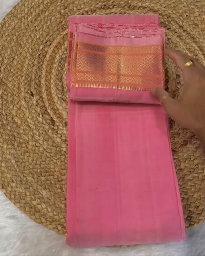 Blush Paithani Silk Saree