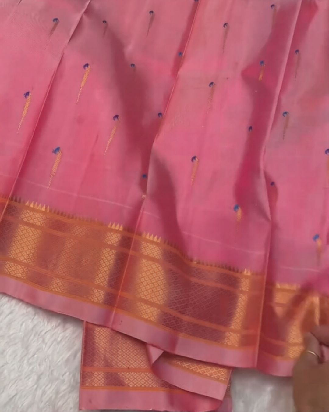 Blush Paithani Silk Saree
