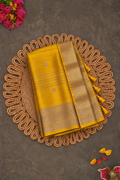 Haldi Banarsi Silk Saree