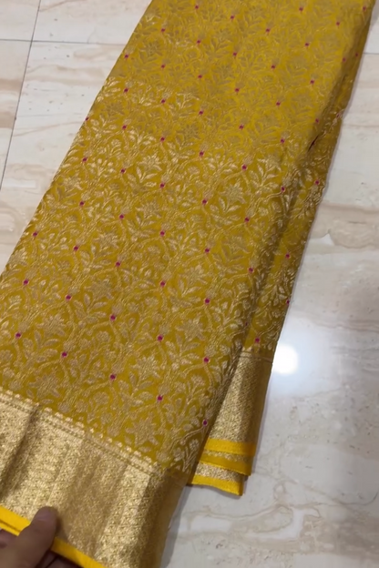 Sunehri Silk Saree
