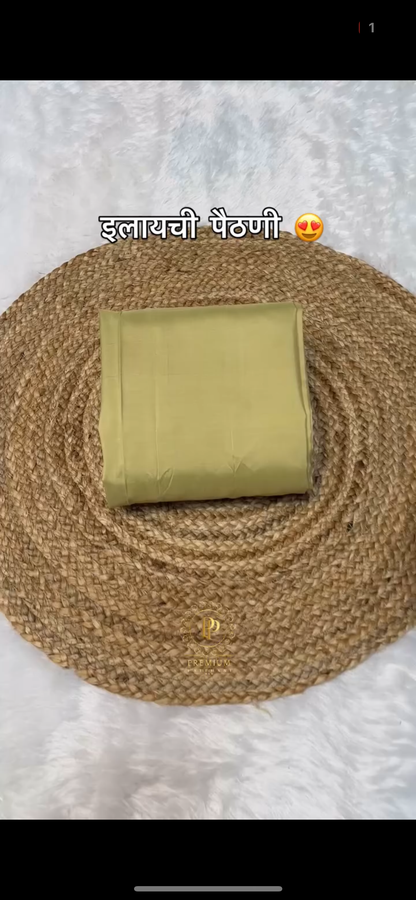 Elaichi Paithani Saree