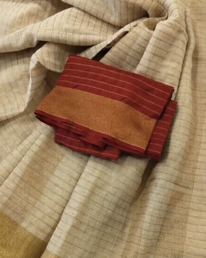 Manna Linen Silk Saree