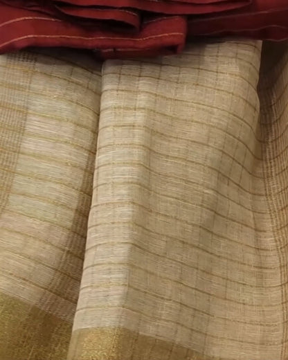 Manna Linen Silk Saree