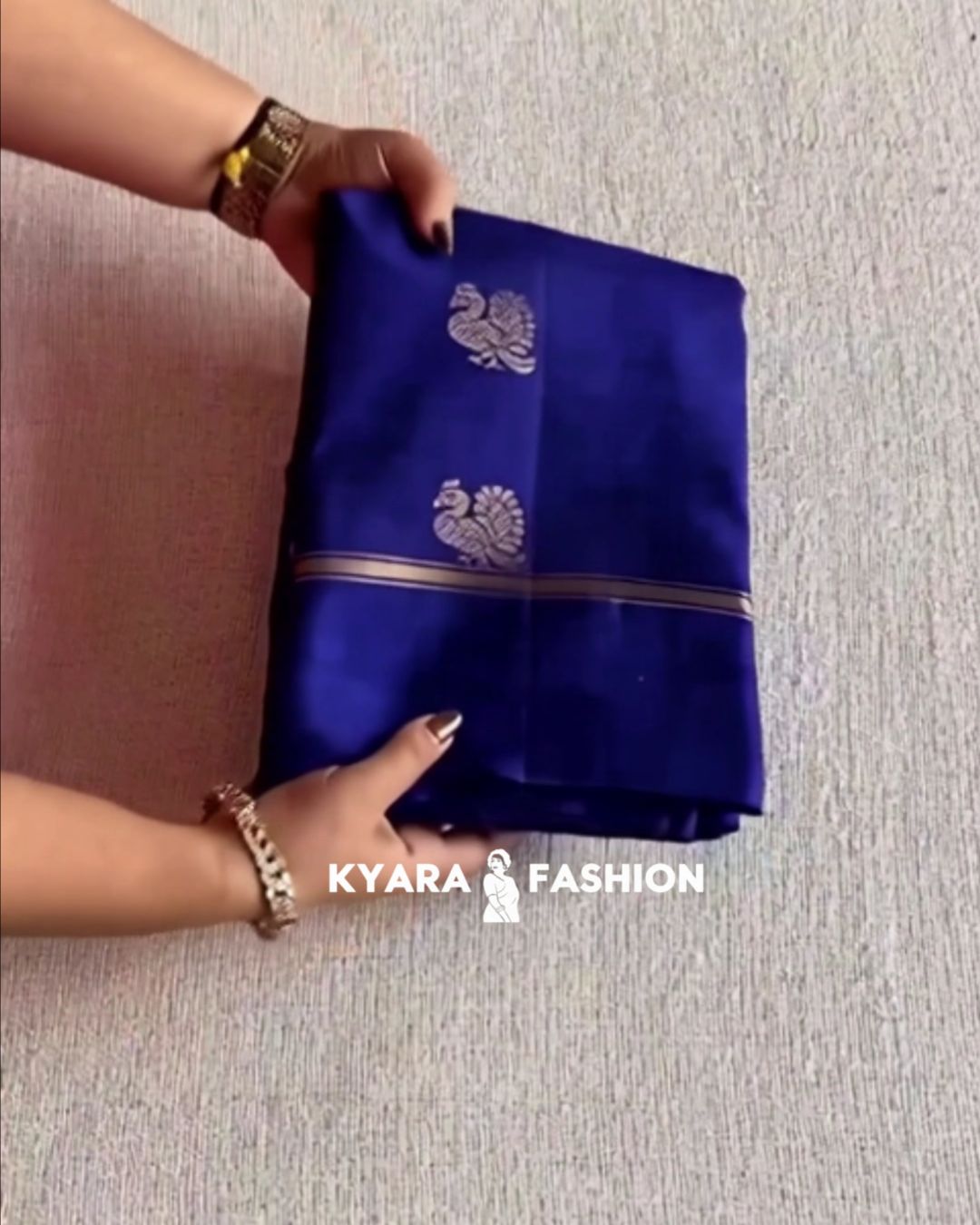 Middle Sea Kanjivaram Silk Saree