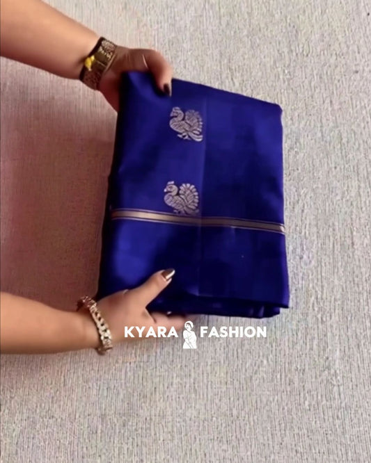 Middle Sea Kanjivaram Silk Saree
