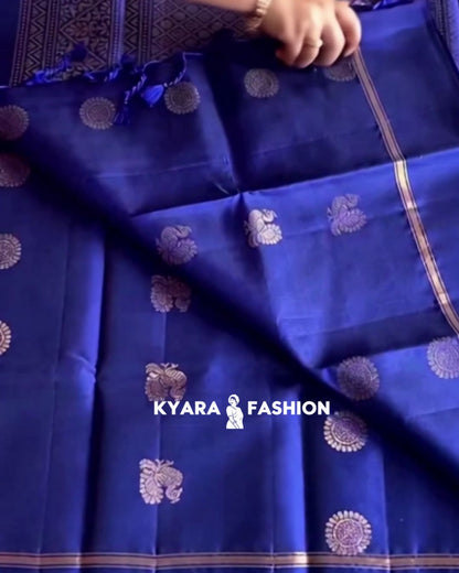 Middle Sea Kanjivaram Silk Saree
