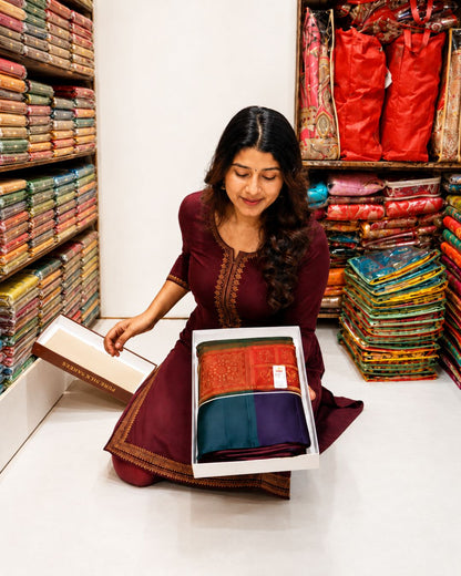 Multi Kanjivaram Saree