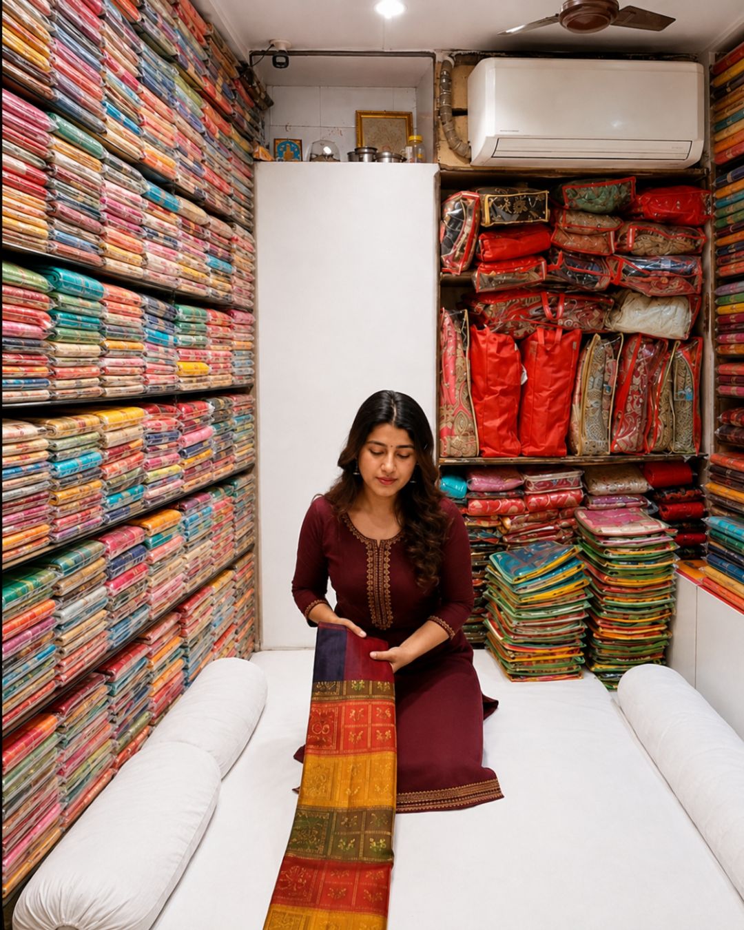 Multi Kanjivaram Saree