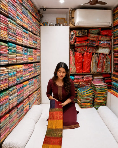 Multi Kanjivaram Saree