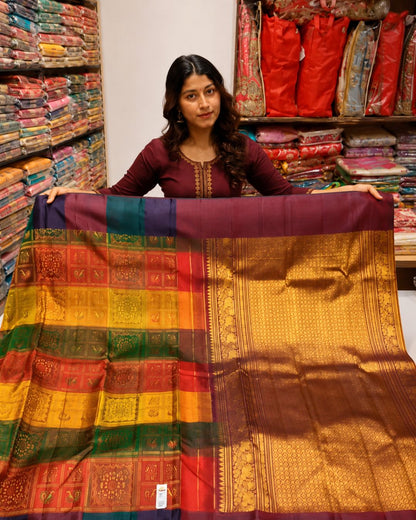 Multi Kanjivaram Saree