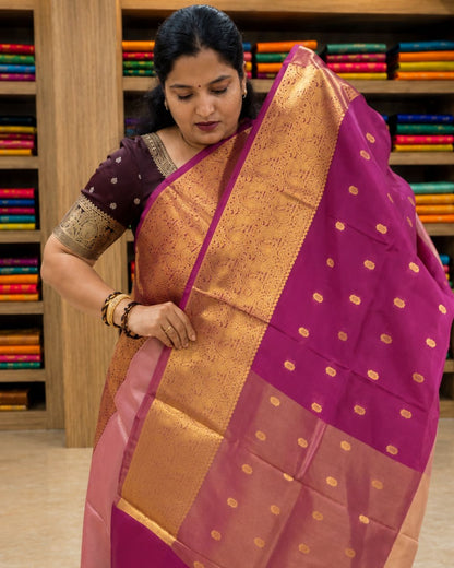 Pink Kanjivaram Saree