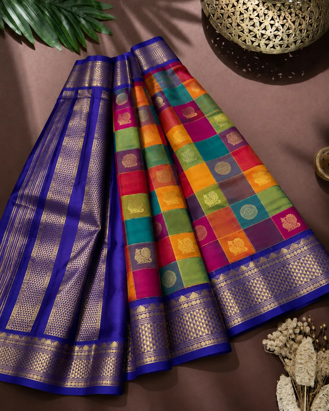 Multi Madras Silk Saree