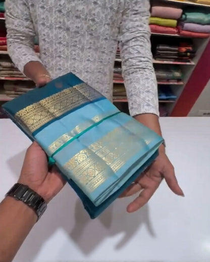 Oceanic Kanjivaram Silk Saree