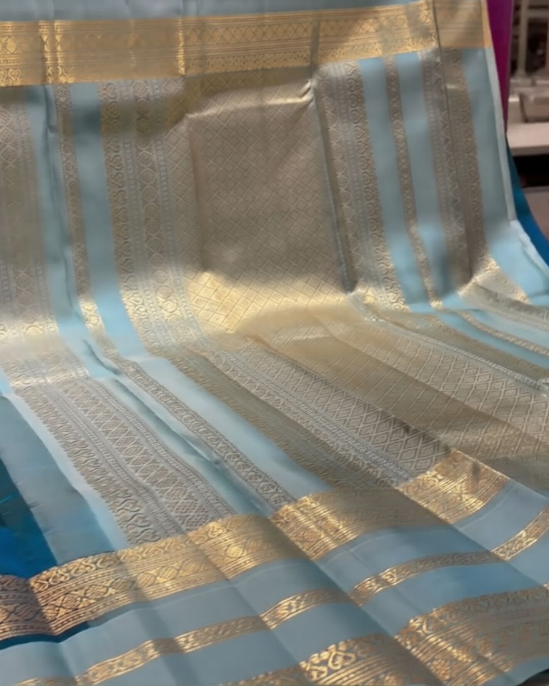Oceanic Kanjivaram Silk Saree