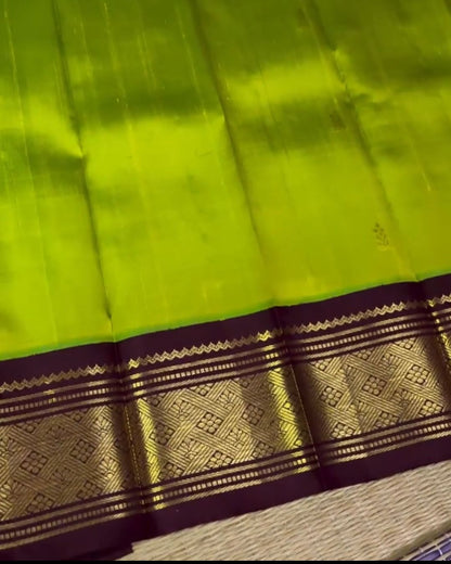 Parrot Silk Saree