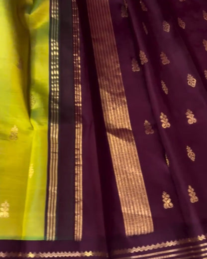 Parrot Silk Saree