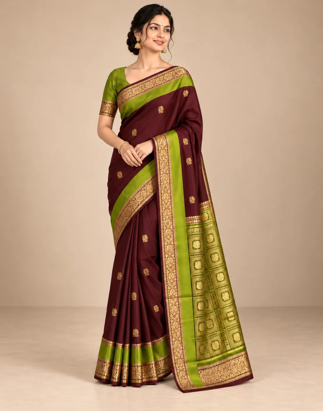 Pavizha Parrot Silk Saree