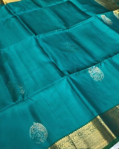Rama Gold Weave Saree