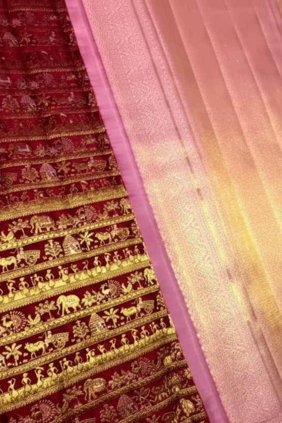 Dharmavaram Bridal Pattu Saree