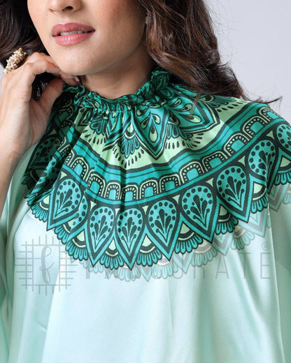 soft crape silk with digital print saree