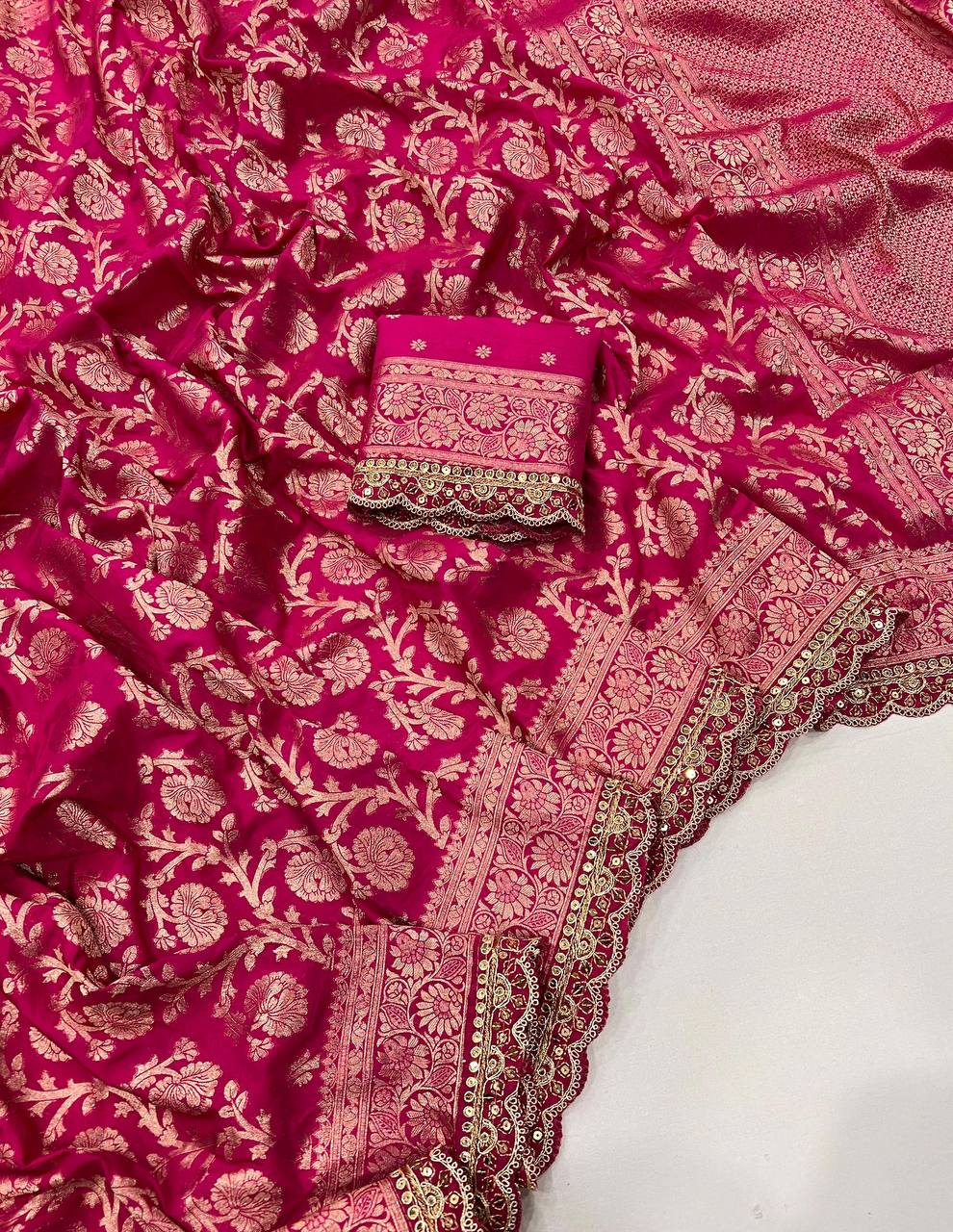khaddi georgette designer saree