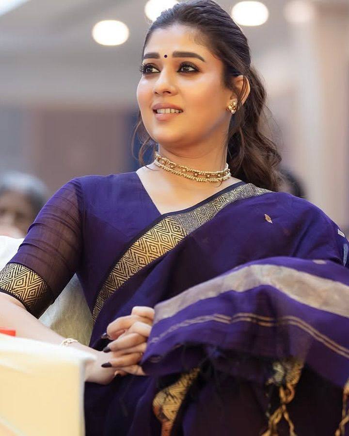 NAYANTHARA COTTON FABRIC SAREE